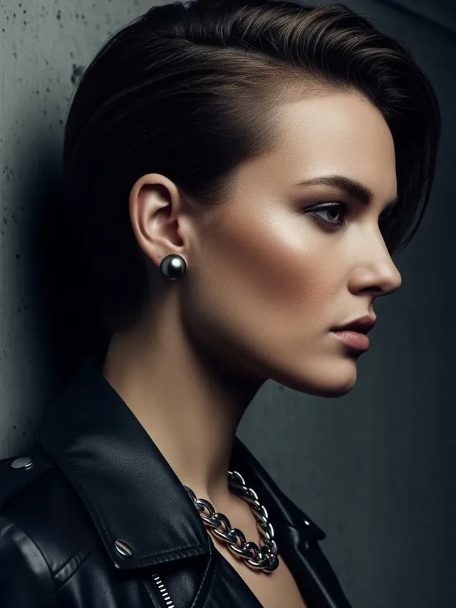 Tahitian Black Pearl Studs
