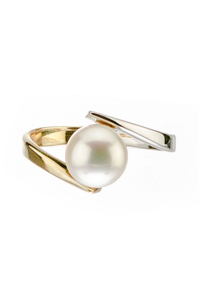Gold pearl rings uk deals