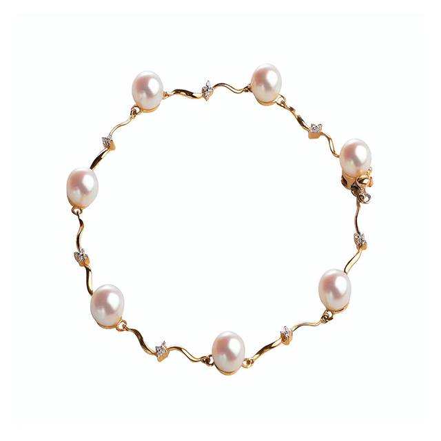 Freshwater Cultured Pearl & Di
