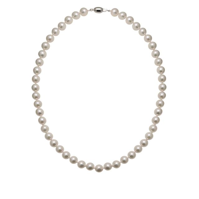 Akoya White Pearl Necklace | AA+ Grade | 8.0-8.5 mm