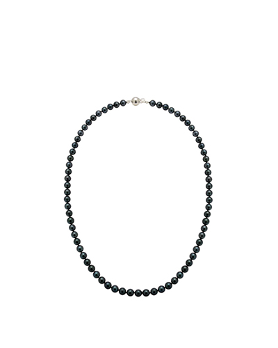 Black Akoya Necklace AA+ 6.0-6.5mm