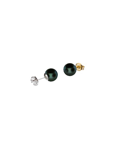 Black Akoya Pearl Classic Stud Earring 4.5-5.0 mm