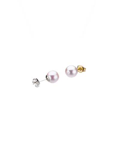 White Akoya Pearl Studs