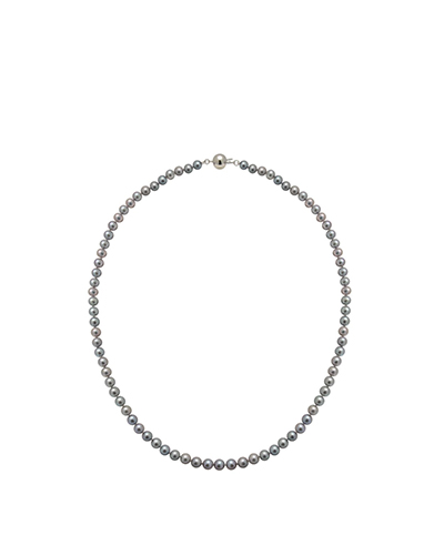 Freshwater Grey Pearl Necklace | AA Grade | 5mm