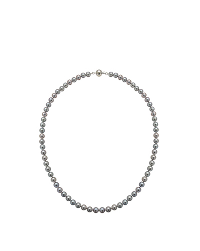 Freshwater Grey Pearl Necklace | AA Grade | 6mm