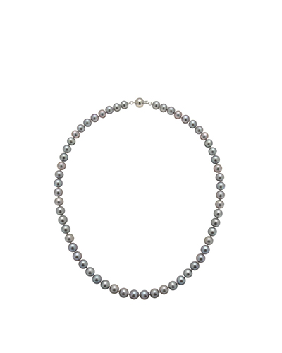 Freshwater Grey Pearl Necklace | AA Grade | 7mm