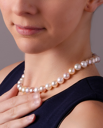 Freshwater Pearl Necklace with Sterling Silver and Diamond Clasp | Jewel In  the Sea | Nantucket, MA
