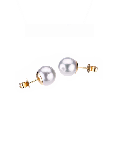White South Sea Pearl Classic Stud Earring 10.0-10.5 mm