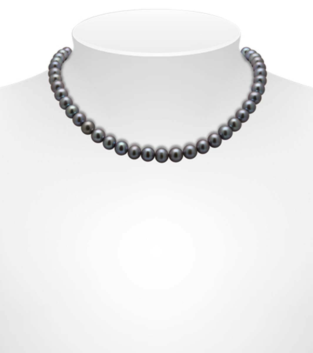 Black Freshwater Pearl Necklaces