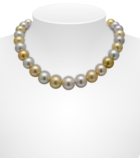 Multicolour South Sea Pearl Necklaces