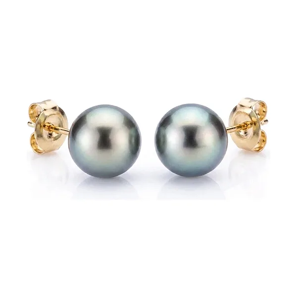 Tahitian Stud Earrings | 8.5-9.0 mm