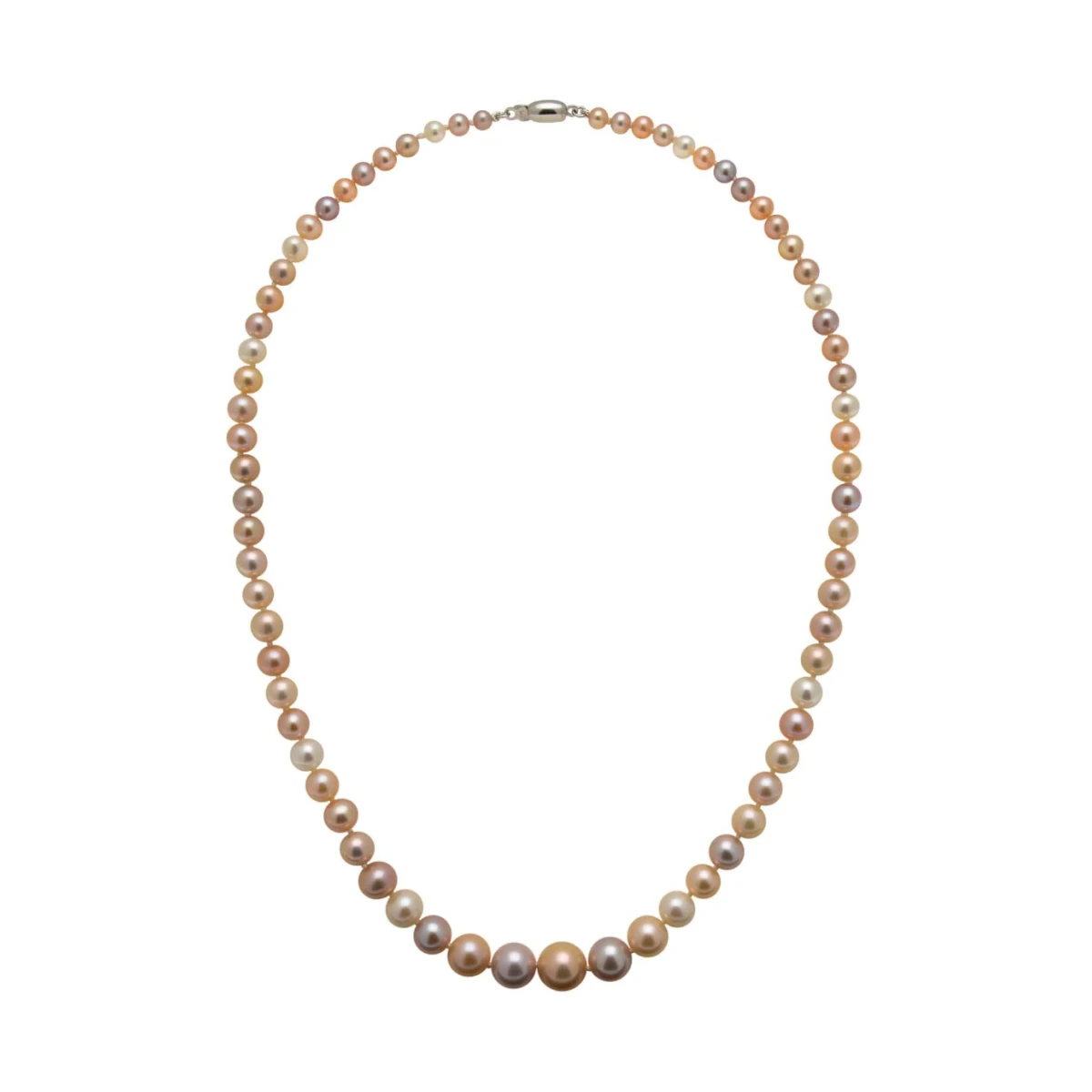 Freshwater Multi Colour Pearl Graduated Necklace