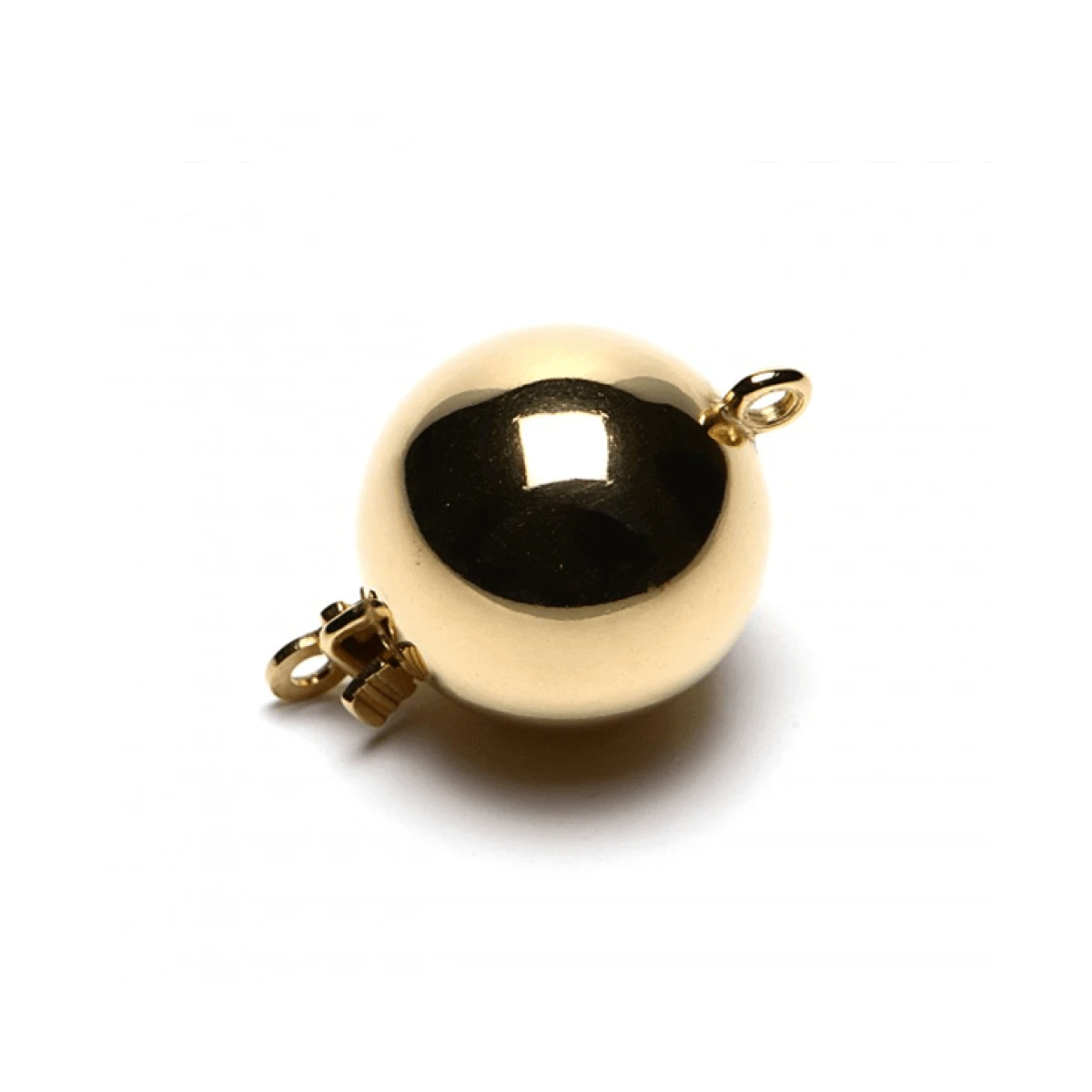 9ct Yellow Gold Ball Clasp | 6 mm
