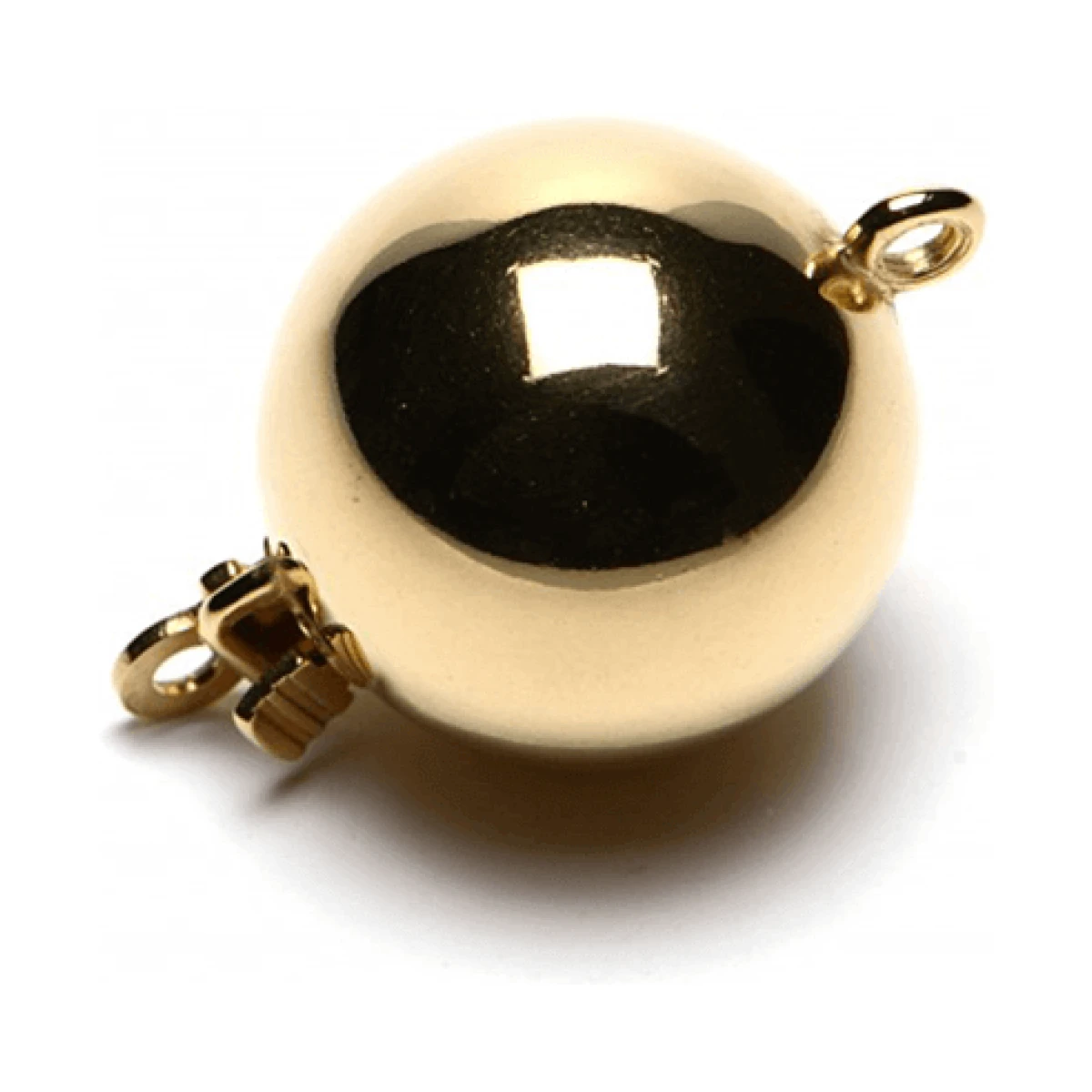 9ct Yellow Gold Ball Clasp | 7 mm