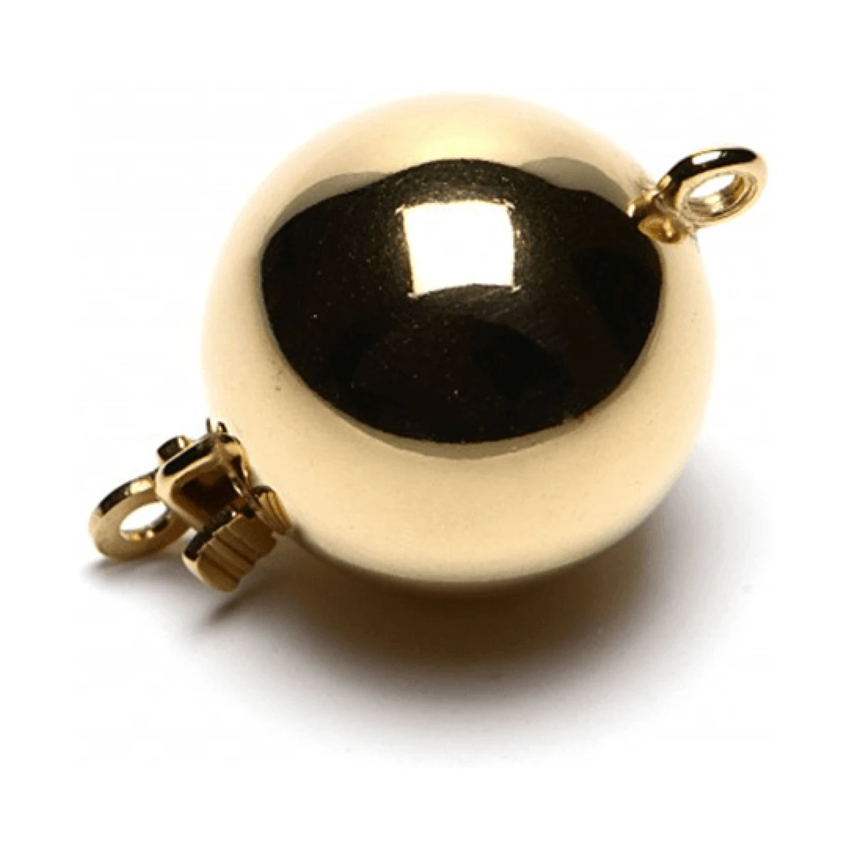 9ct Yellow Gold Ball Clasp | 9 mm