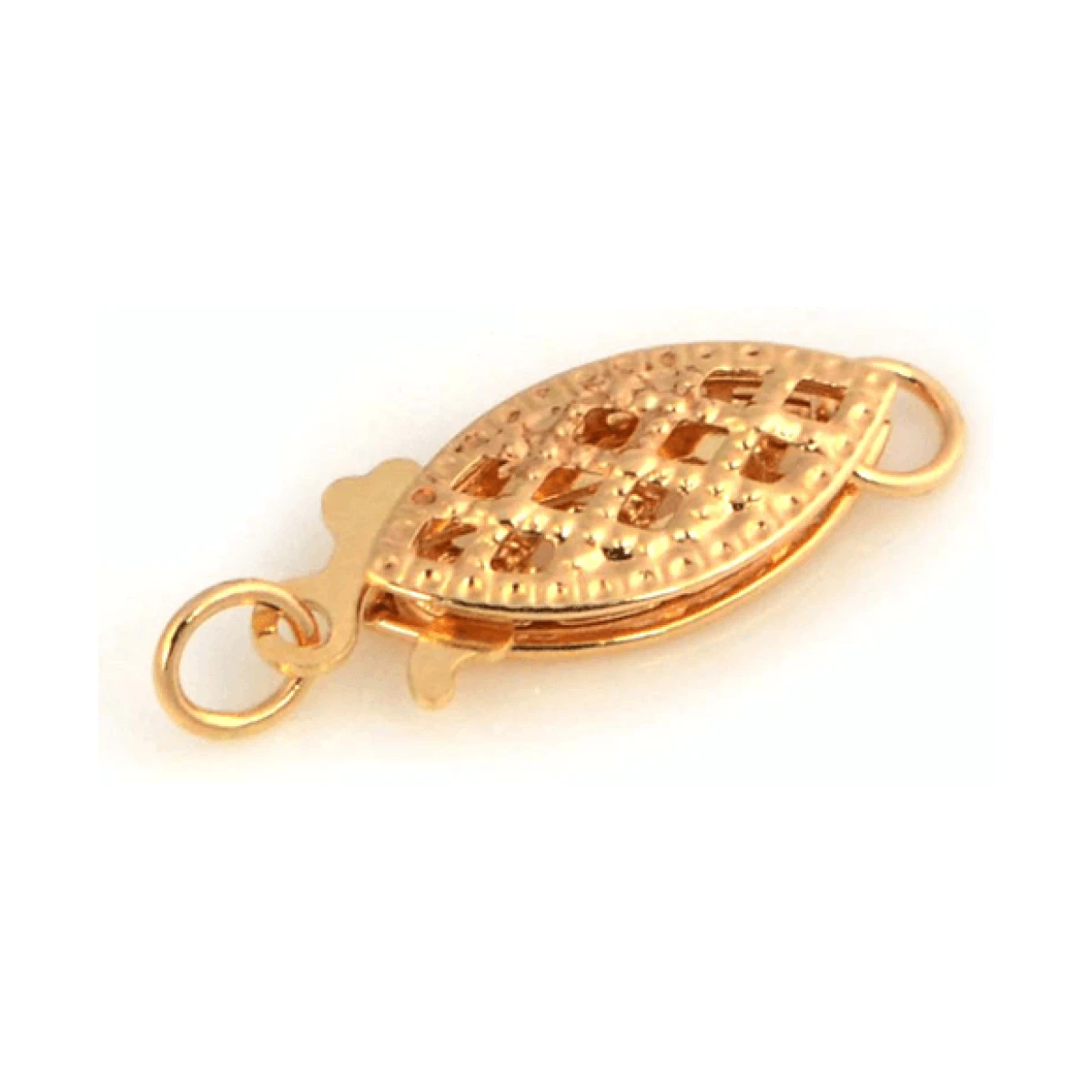 9ct Yellow Gold Lattice Clasp