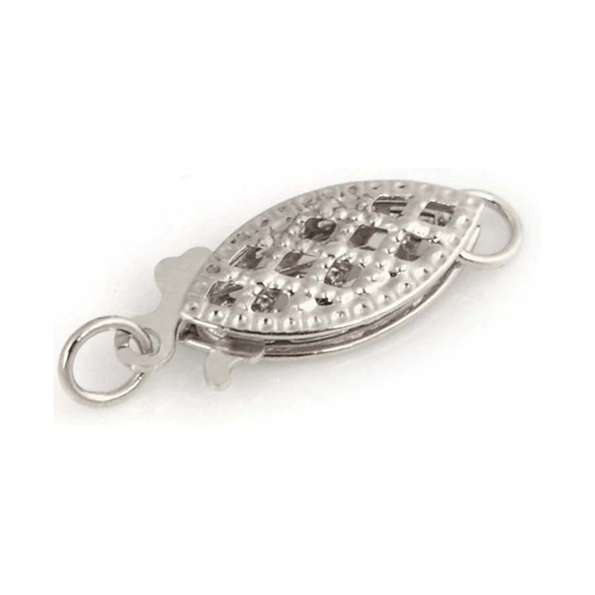 9ct White Gold Lattice