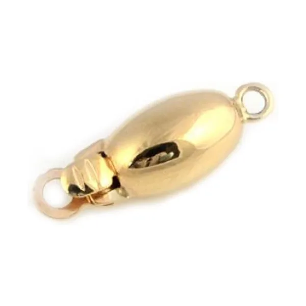 9ct Yellow Gold Large Barrel Clasp | 10x6mm