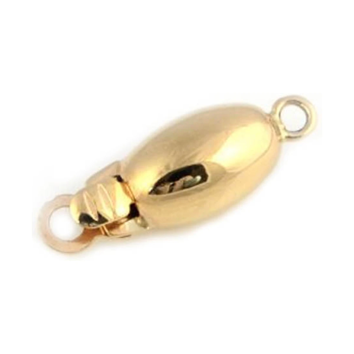9ct Yellow Gold Large Barrel Clasp | 10x6mm