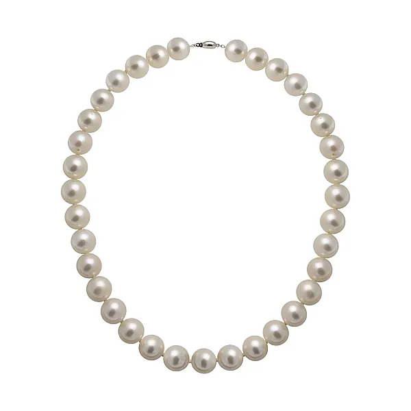 Freshwater White Pearl Necklace | AA Grade | 12mm