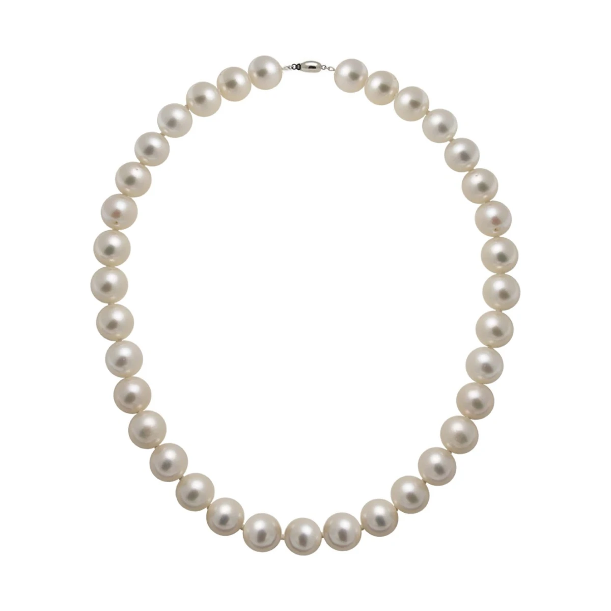Freshwater White Pearl Necklace | AA Grade | 12mm