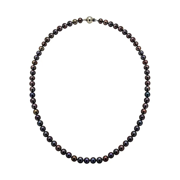 Black Freshwater Pearl Necklaces | Grade AA | 6mm