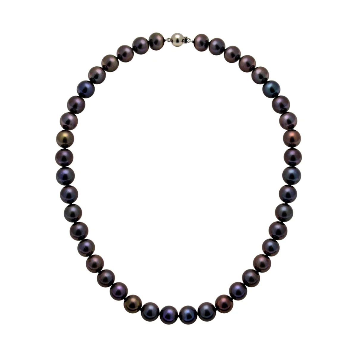 Black Freshwater Pearl Necklace | Grade AA | 10mm