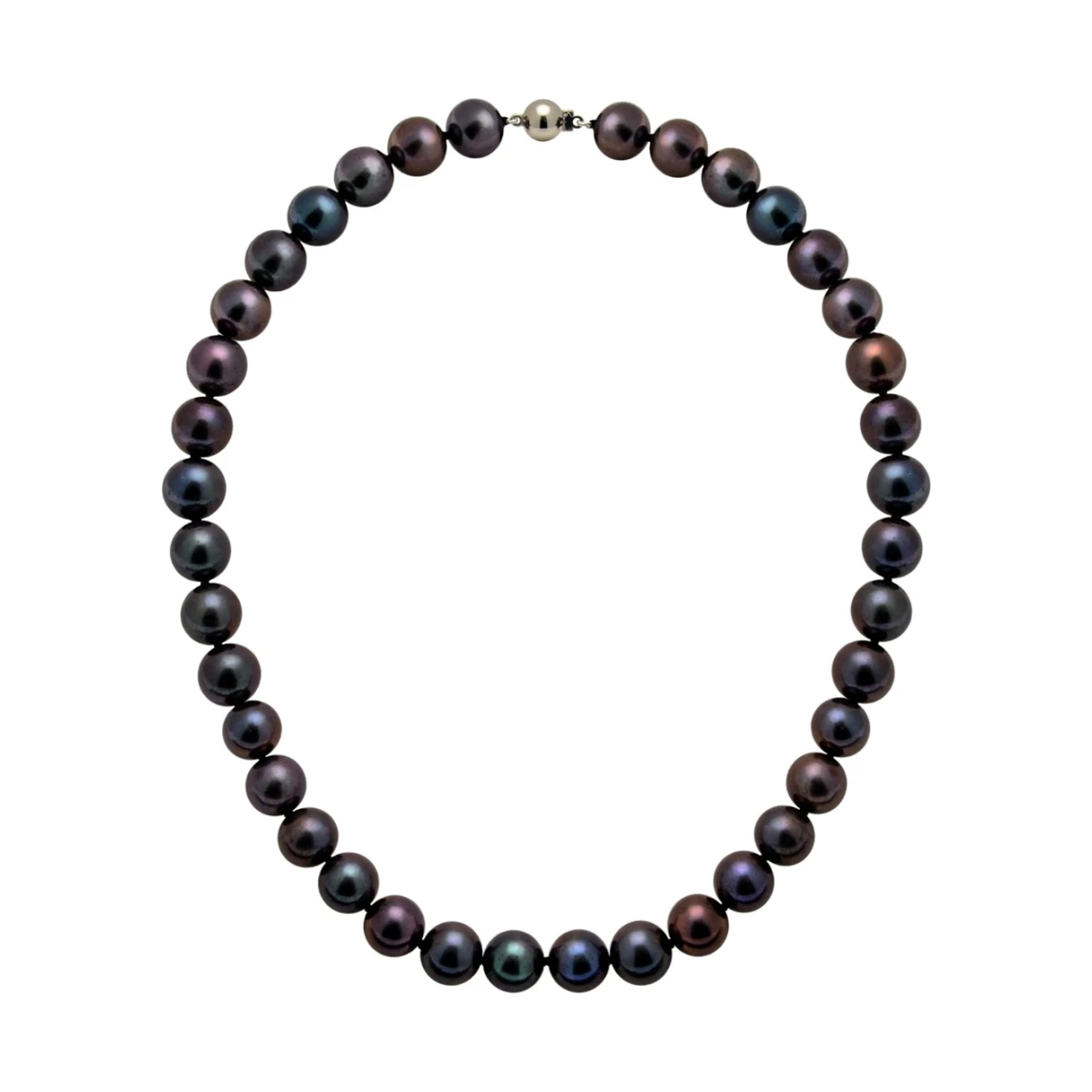 Black Freshwater Pearl Necklace | Grade AAA | 11mm