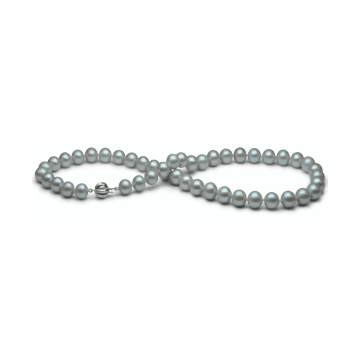 Grey Freshwater Pearl Necklace | AA Grade | 7mm