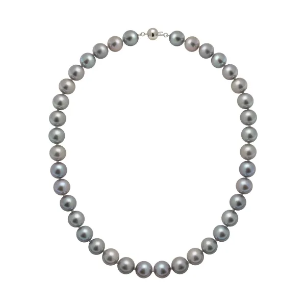 Grey Freshwater Pearl Necklace | AA Grade | 11mm
