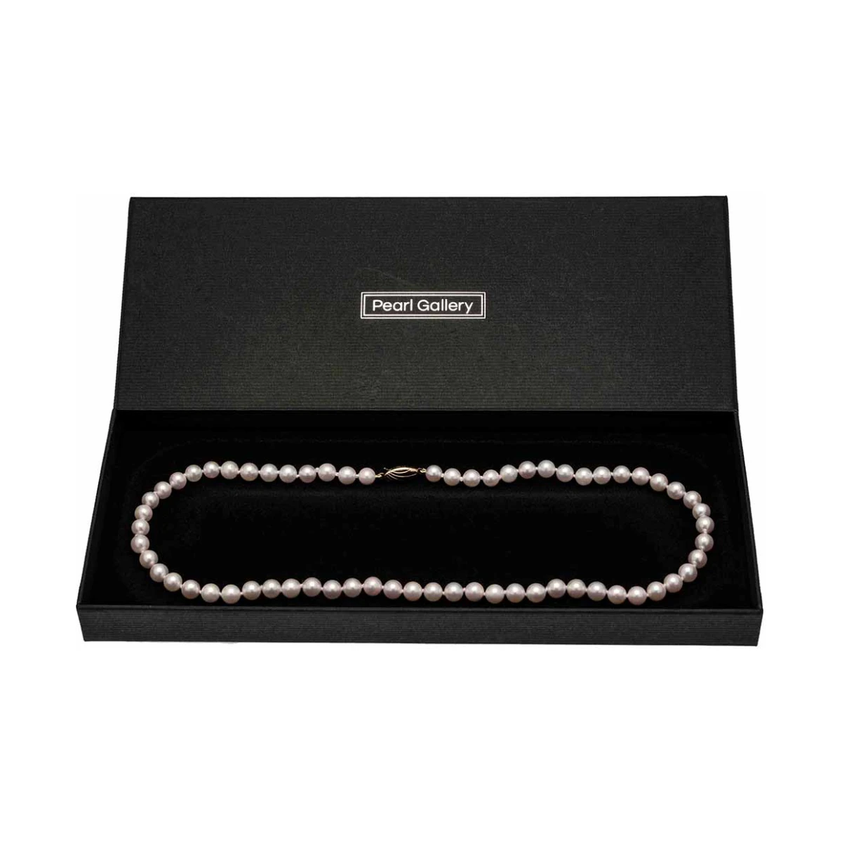 Grey Freshwater Pearl Necklace | AAA Grade | 8mm