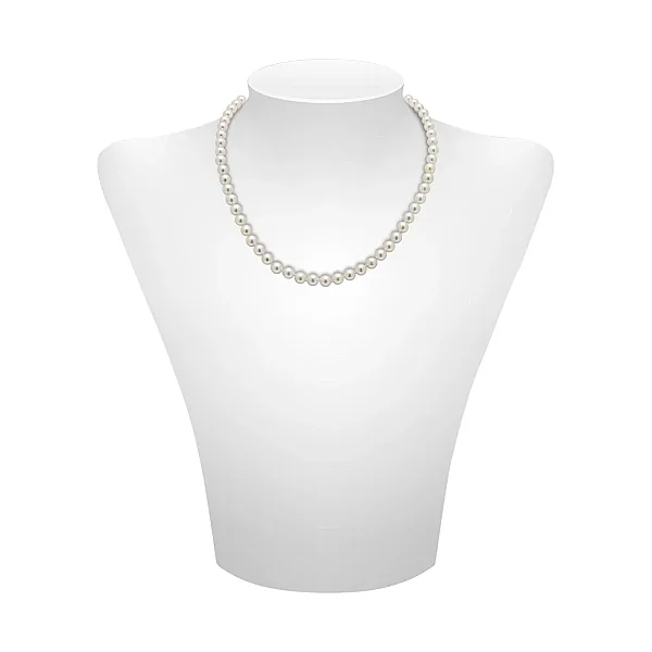 White Akoya Pearl Necklace | AAA Grade | 8.0-8.5 mm