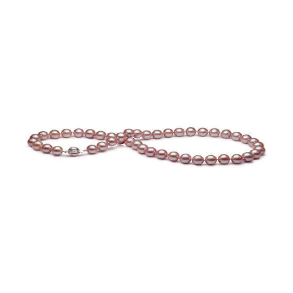Pink Freshwater Pearl Necklace | AA Grade | 7 mm