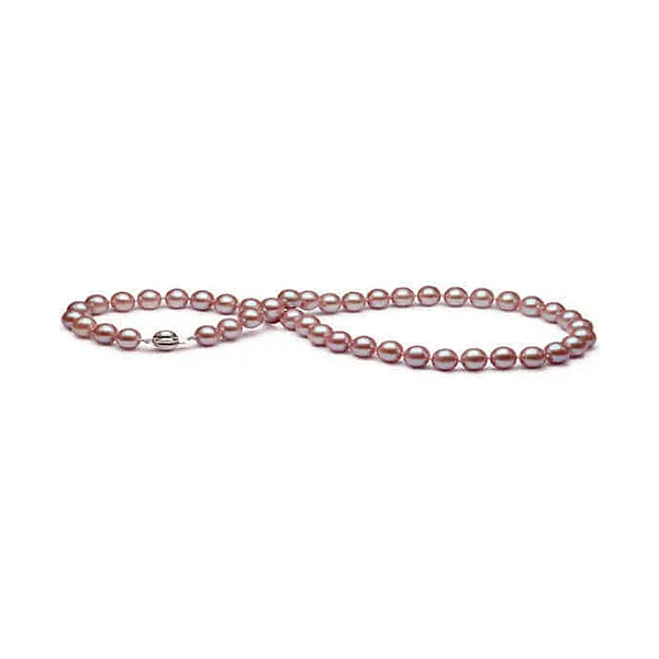 Pink Freshwater Pearl Necklace | AAA Grade | 8 mm