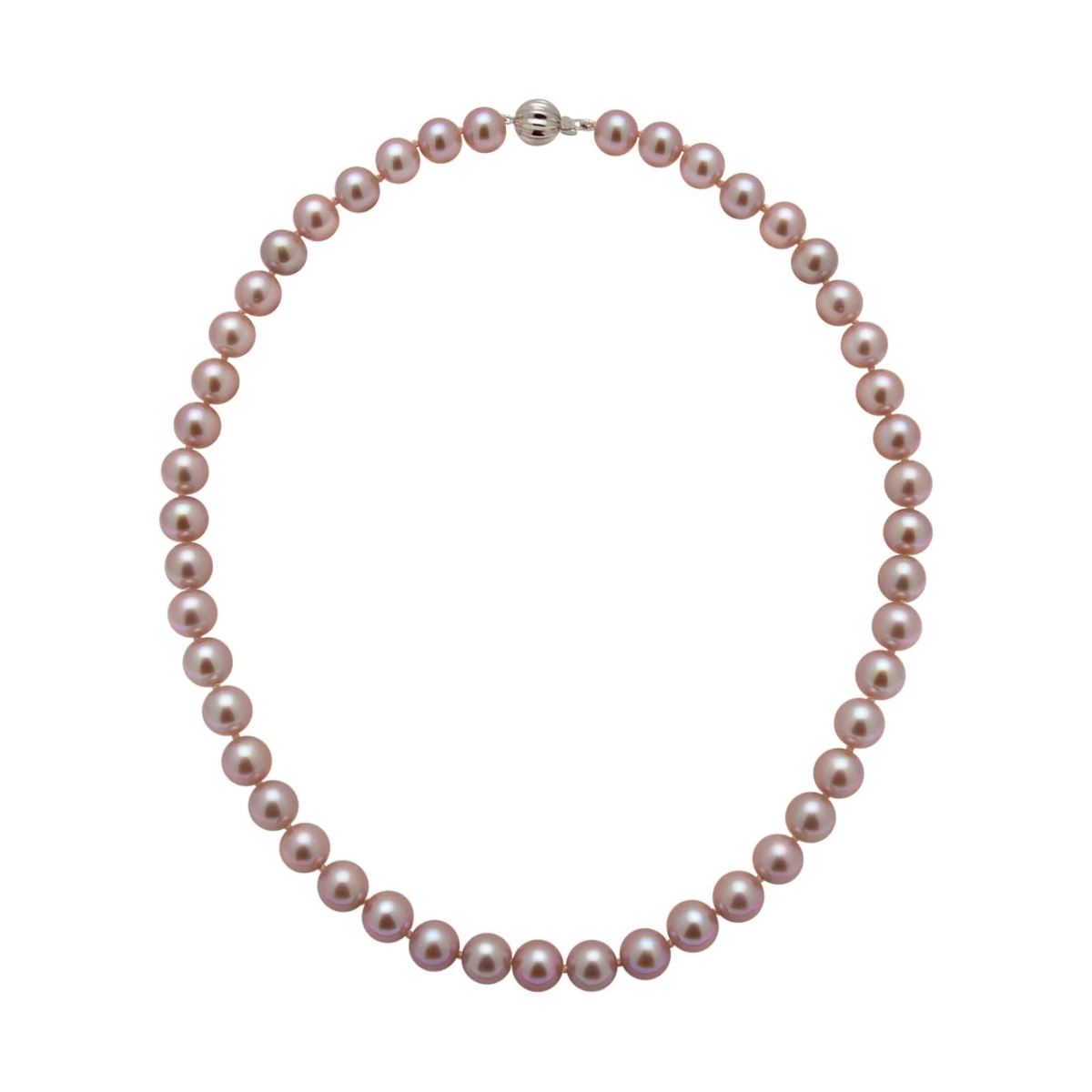 Pink Freshwater Pearl Necklace | AAA Grade | 9 mm