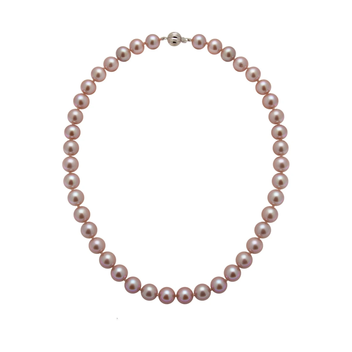 Pink Freshwater Pearl Necklace | AAA Grade | 10 mm
