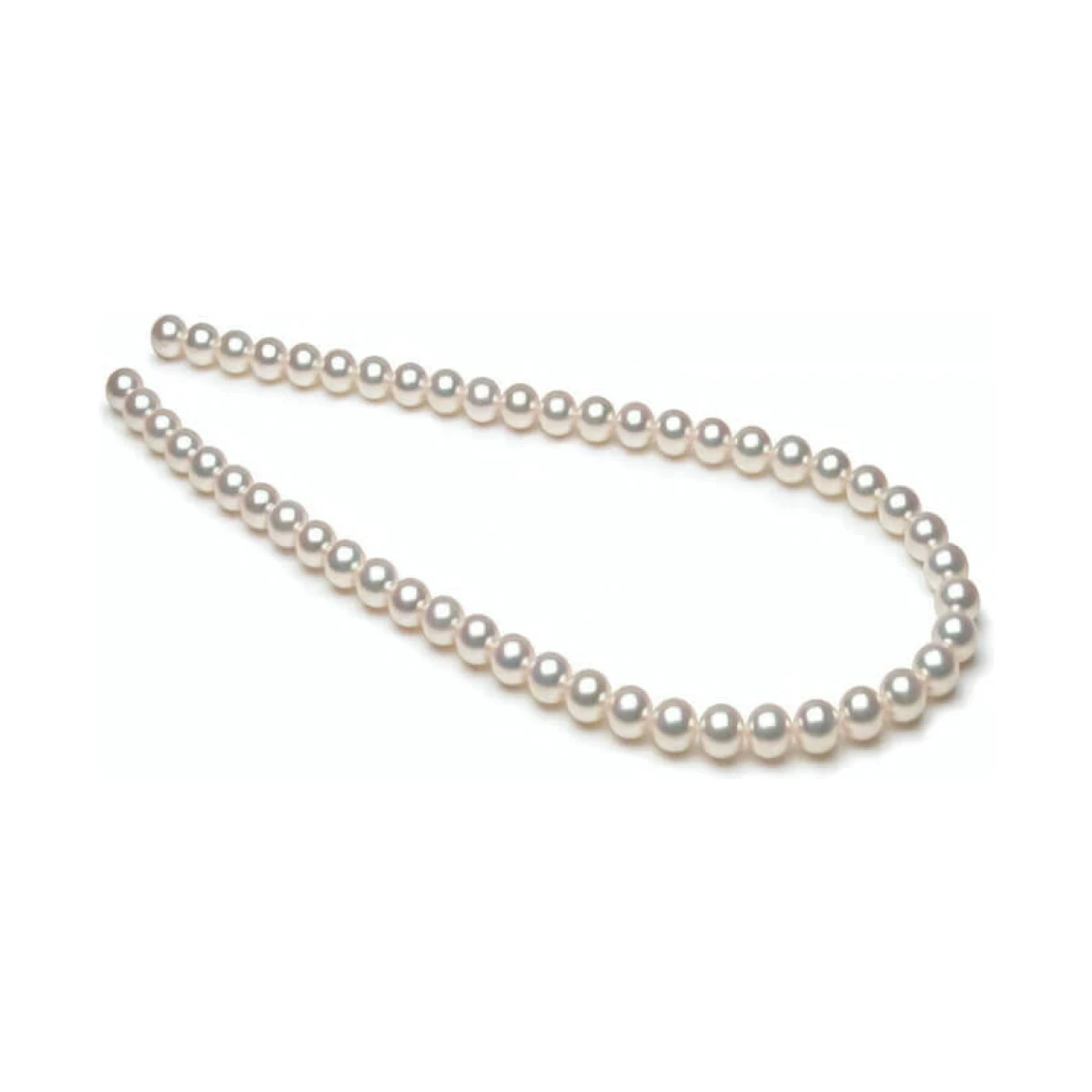 White Akoya Pearl Necklace | Hanadama Grade | 8.5-9.0 mm  