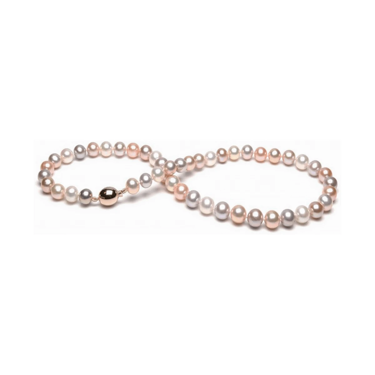 Freshwater Multicoloured Pearl Necklace | AA Grade | 10mm