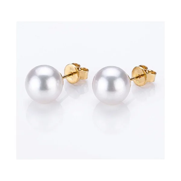 South Sea Cultured Pearl Stud Earrings 10.0-10.5mm | 18ct Yellow Gold 
