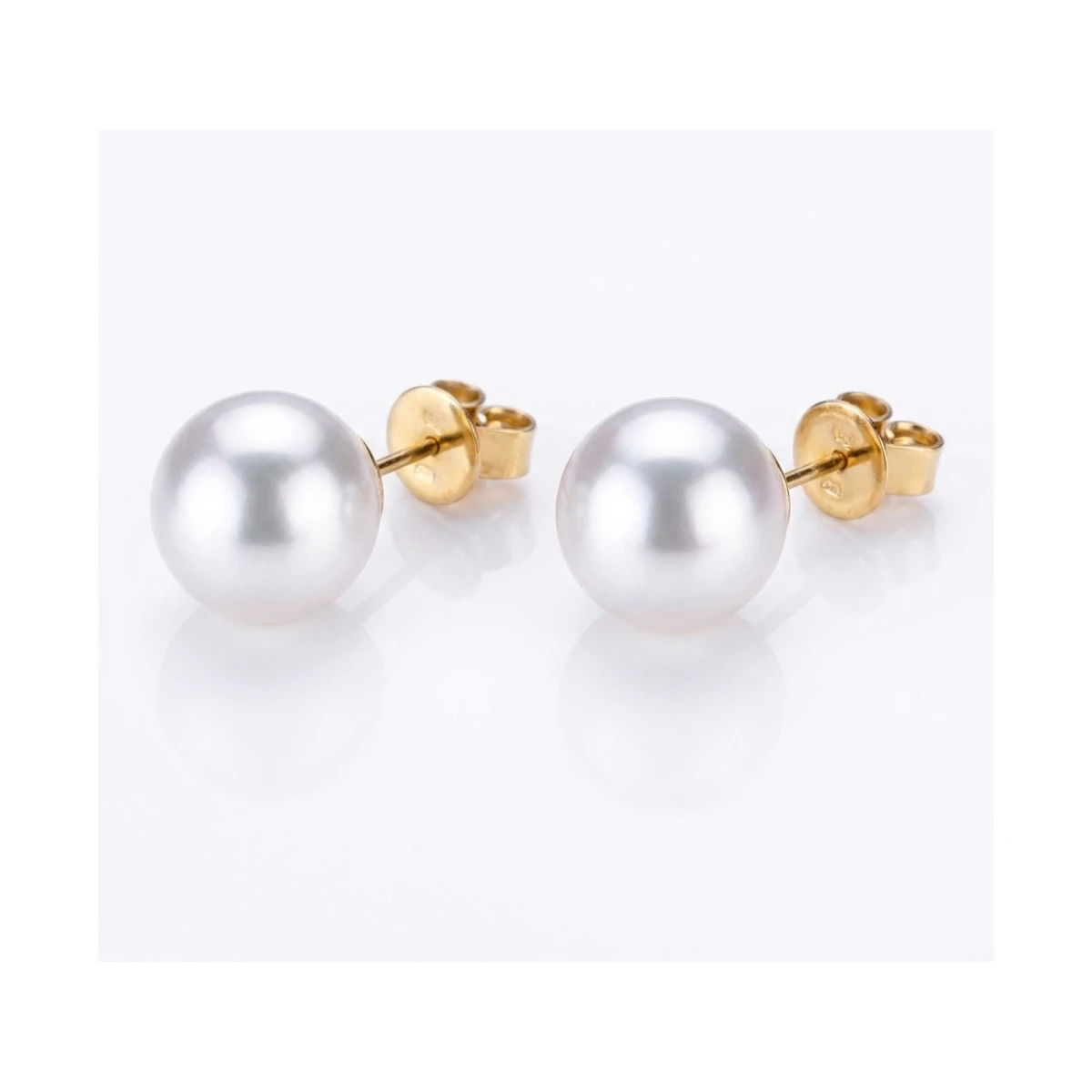 South Sea Cultured Pearl Stud Earrings 10.0-10.5mm | 18ct Yellow Gold 