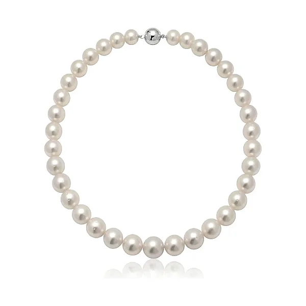 South Sea White Pearl Graduated Necklace 12 To 14mm