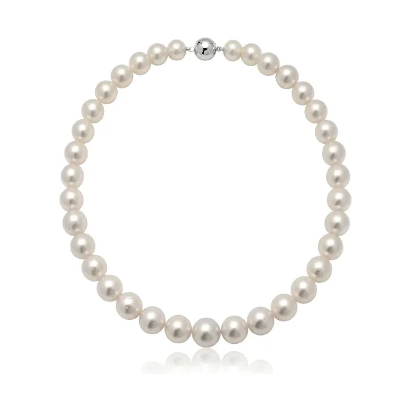 South Sea White Pearl Graduated Necklace 12 To 14mm