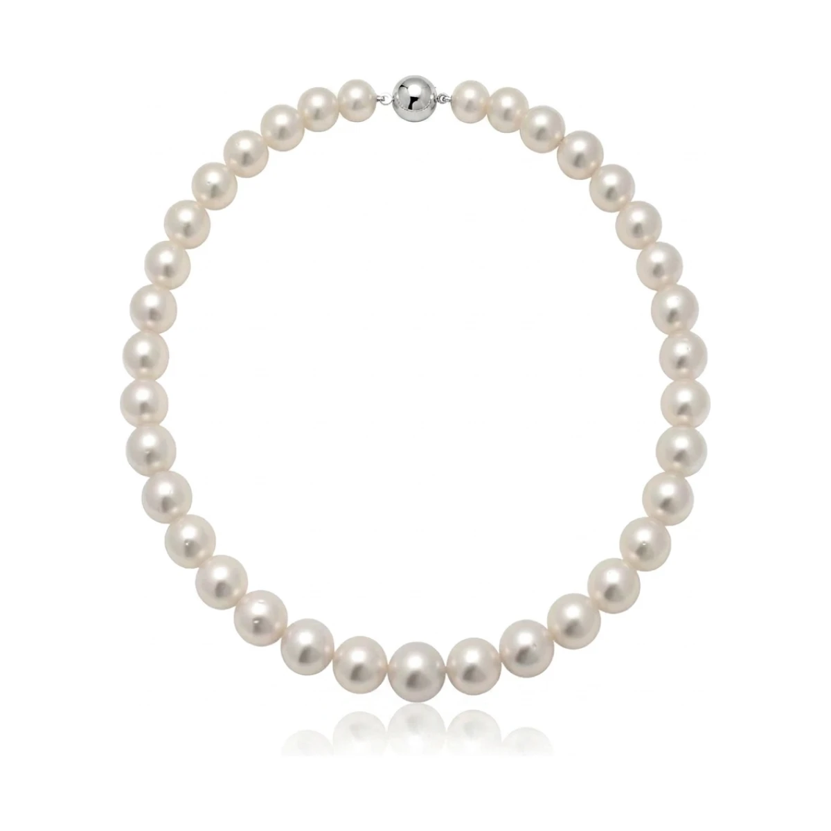 South Sea White Pearl Graduated Necklace 12 To 14mm