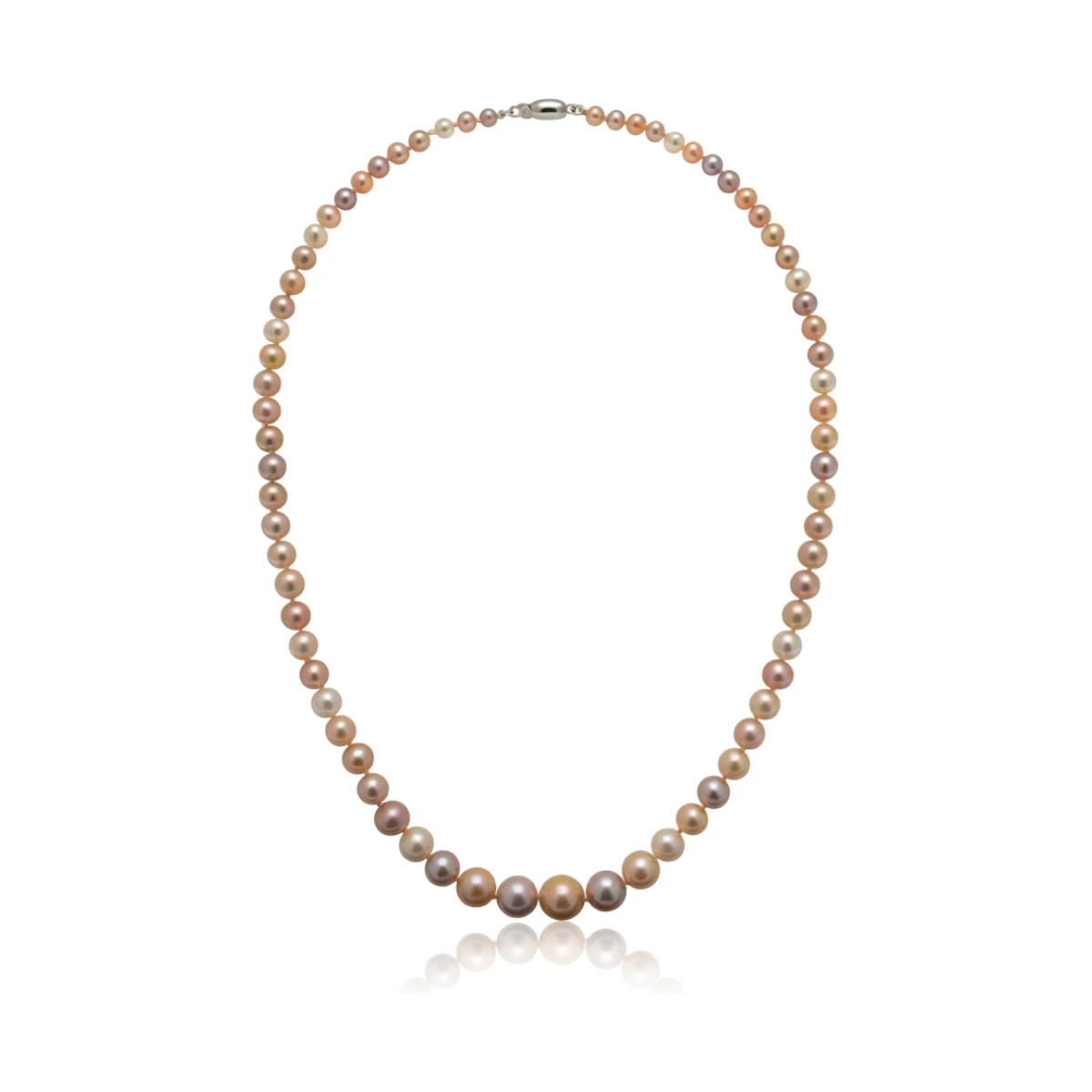 Freshwater Multi Colour Pearl Graduated Necklace