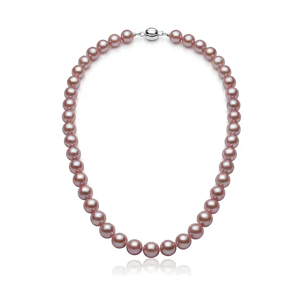 Pink Freshwater Pearl Necklace | AA Grade | 5 mm