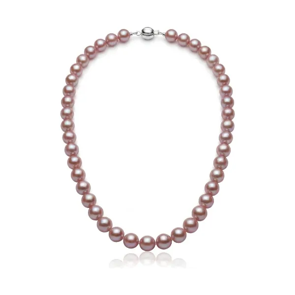 Pink Freshwater Pearl Necklace | AA Grade | 5 mm