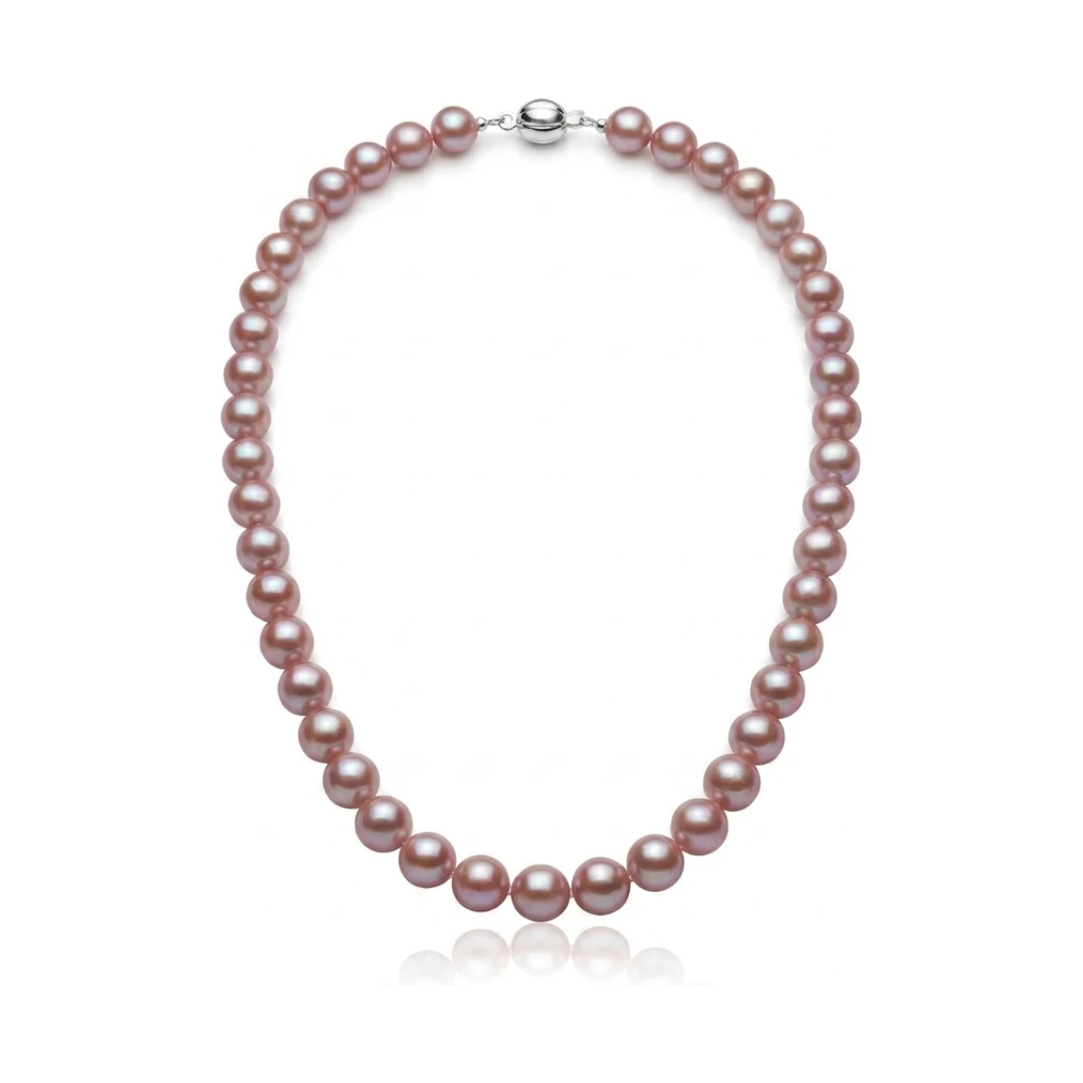 Pink Freshwater Pearl Necklace | AA Grade | 5 mm