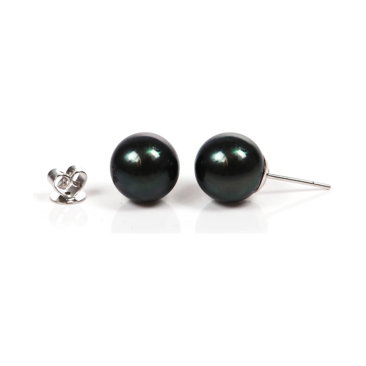  Black Akoya Stud Earrings  |  8.5-9.0 mm