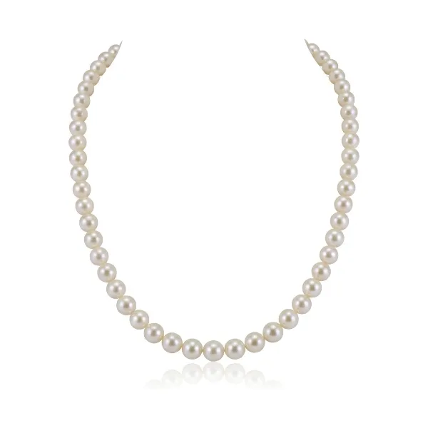 Cream Akoya Pearl Necklace | AA Grade | 5.5-6.0mm