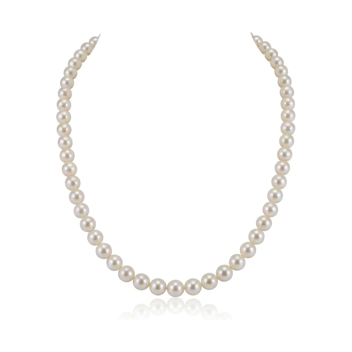 Cream Akoya Pearl Necklace | AA Grade | 5.5-6.0mm
